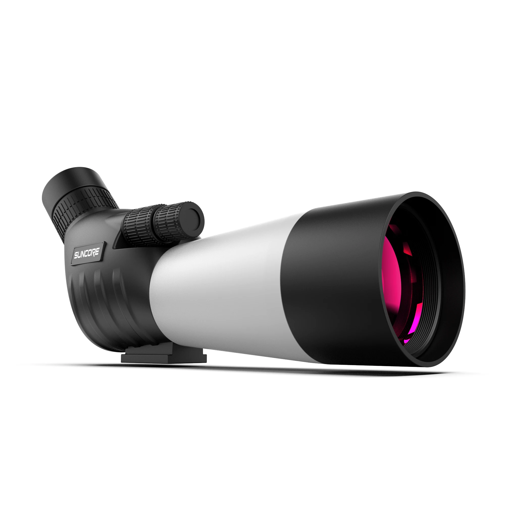 SUNCORE  20-60x60 Spotting Scopes with Tripod, Carrying Bag and Quick Phone Holder BAK4 High Definition