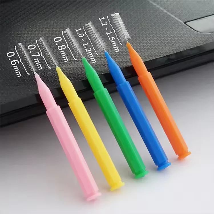 Eco-Friendly Orthodontic Dental Proxabrush Toothbrush Age-Appropriate Adults Clean Interdental Brush Effective Teeth Cleaning