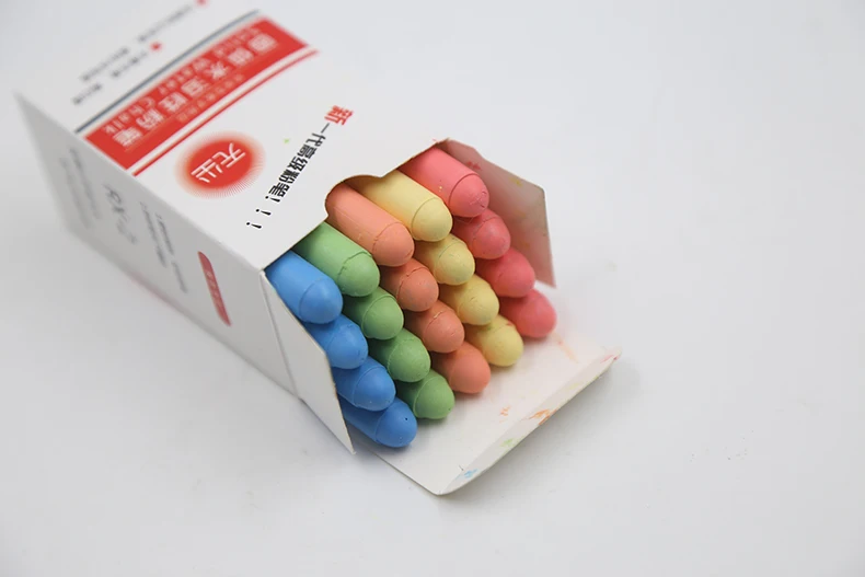 Top Sales Washable Dustless Colorful Chalk Family Kids Graffiti Erasable Pastel Chalks