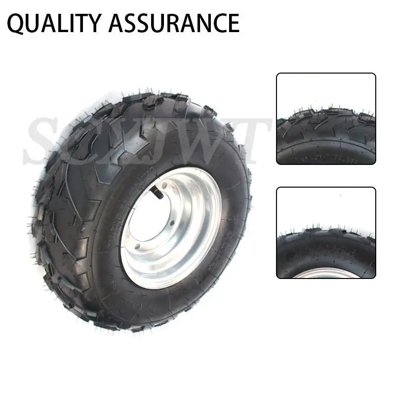High quality GO KART KARTING ATV UTV Buggy 16X8-7 Inch Wheel tire with hub Go Kart Knobby