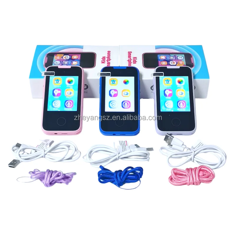2.8 inch touch screen games calculator alarm flashlight 600mAh tell stories toy mobile phone for kids