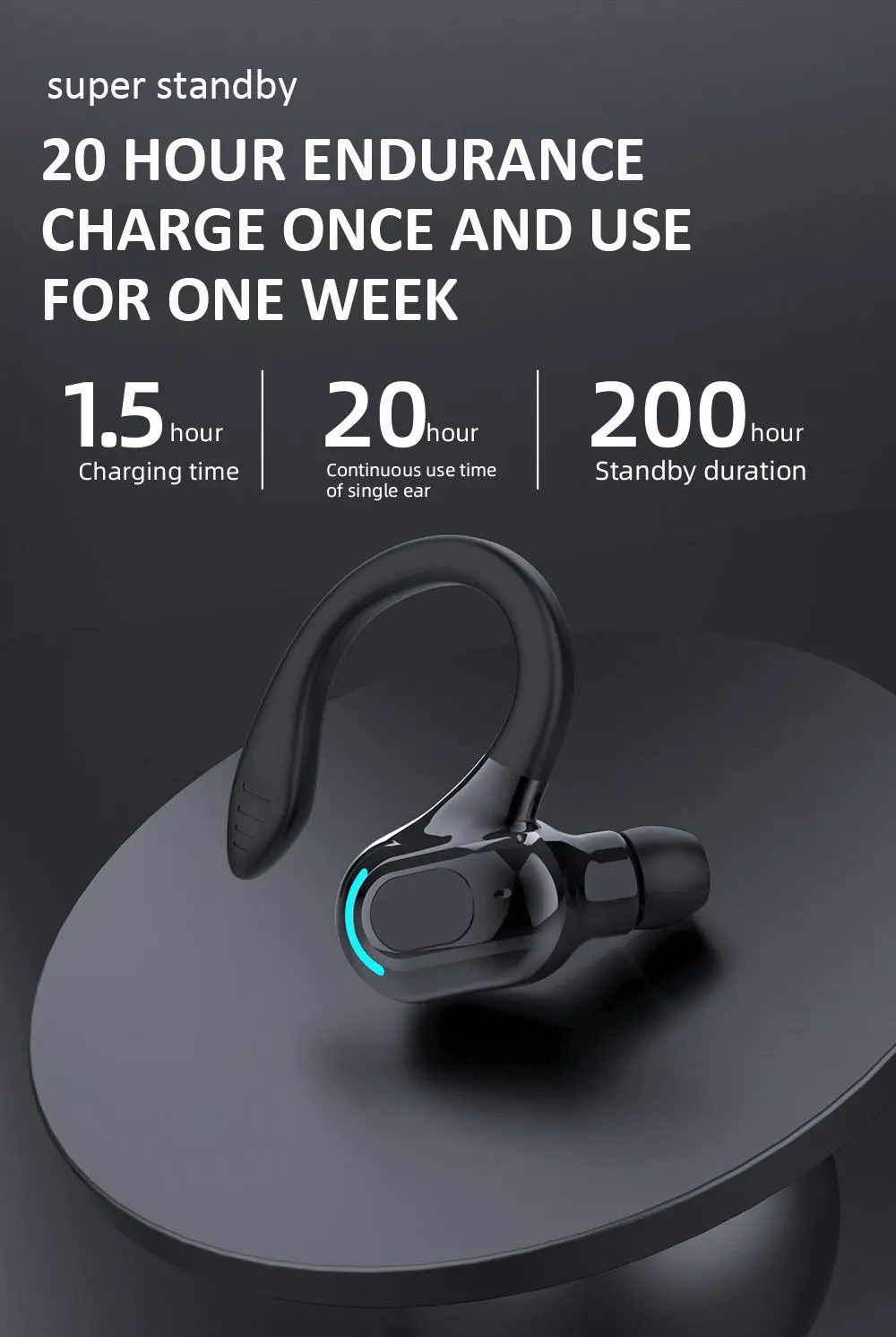 Wholesale Customized Free Sample Earphone Sport Earbuds Noise Cancelling Hanging Mini Earphone Wilress Earbuds