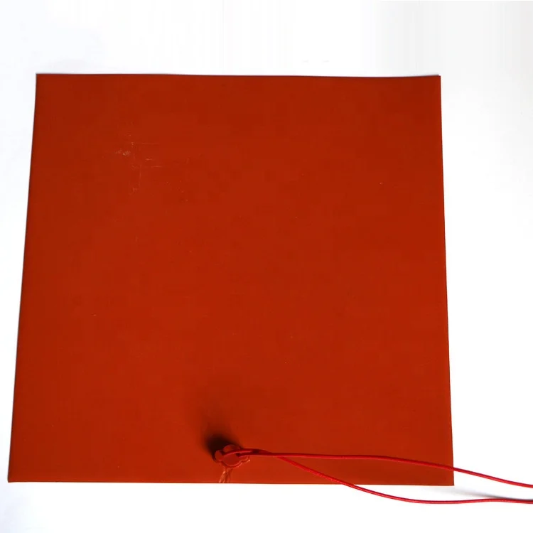 12v 24v 110v 220v Electric Flexible Heating Pad Rubber Silicone Heater