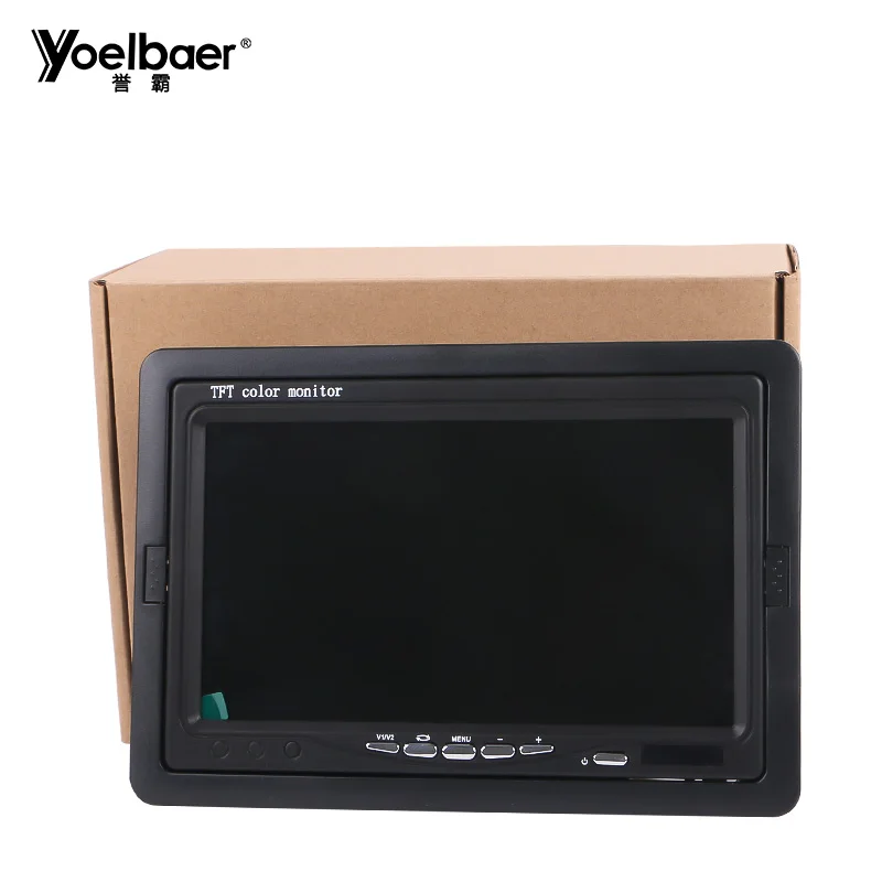 Reversing Display Blind Spot Monitoring Car LCD Screen Van Bus Heavy Duty 7 Inch Reverse Monitor