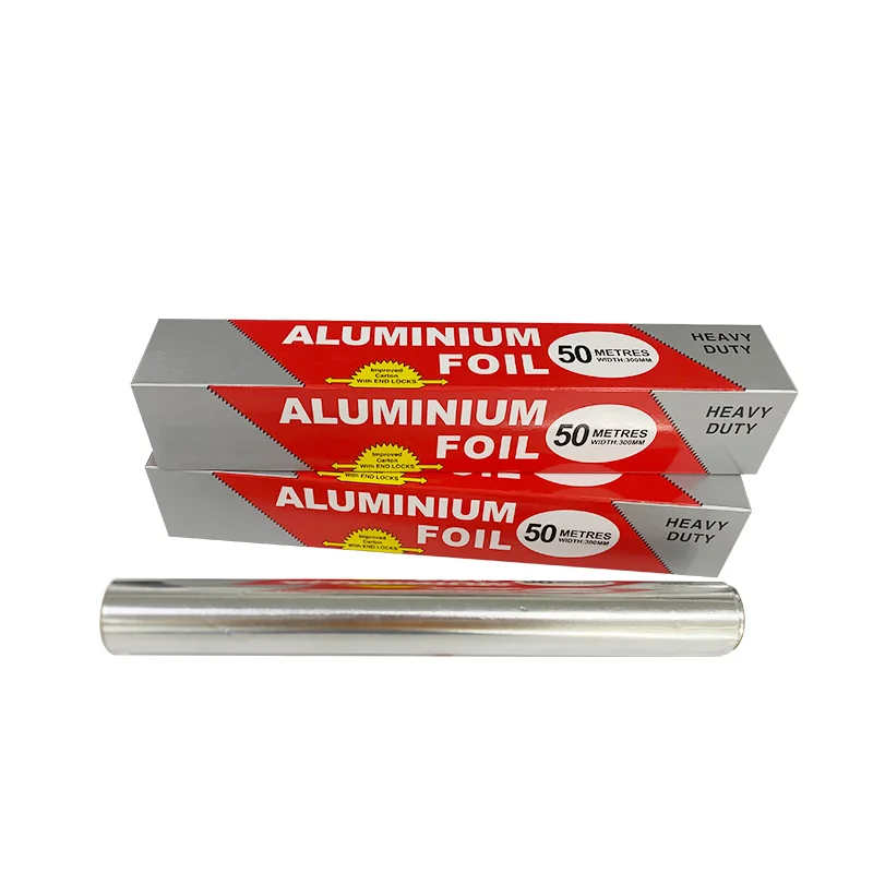 
30cm*50m*0.02mm Aluminum foil wrap aluminum foil paper high quality aluminum foil paper for food packaging 