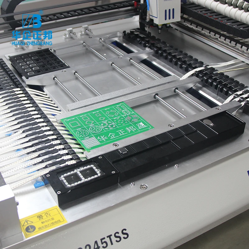 ZB3245TSS Pcb Assemble Machines High Speed Automatic Smd Pick And Place Machine Desktop LED Making Machine With Vision Camera