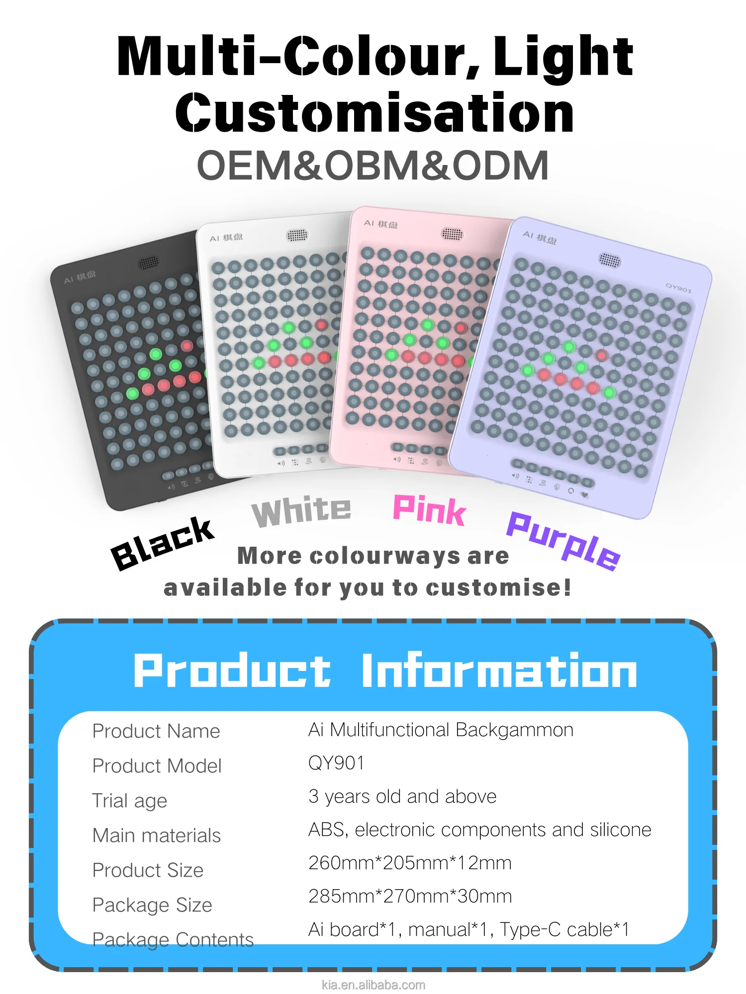 Ai Multi-functional Chess game Board  backgammon tic-tac-toe Anti-rodent peak Smart Kids Educational Toys board game