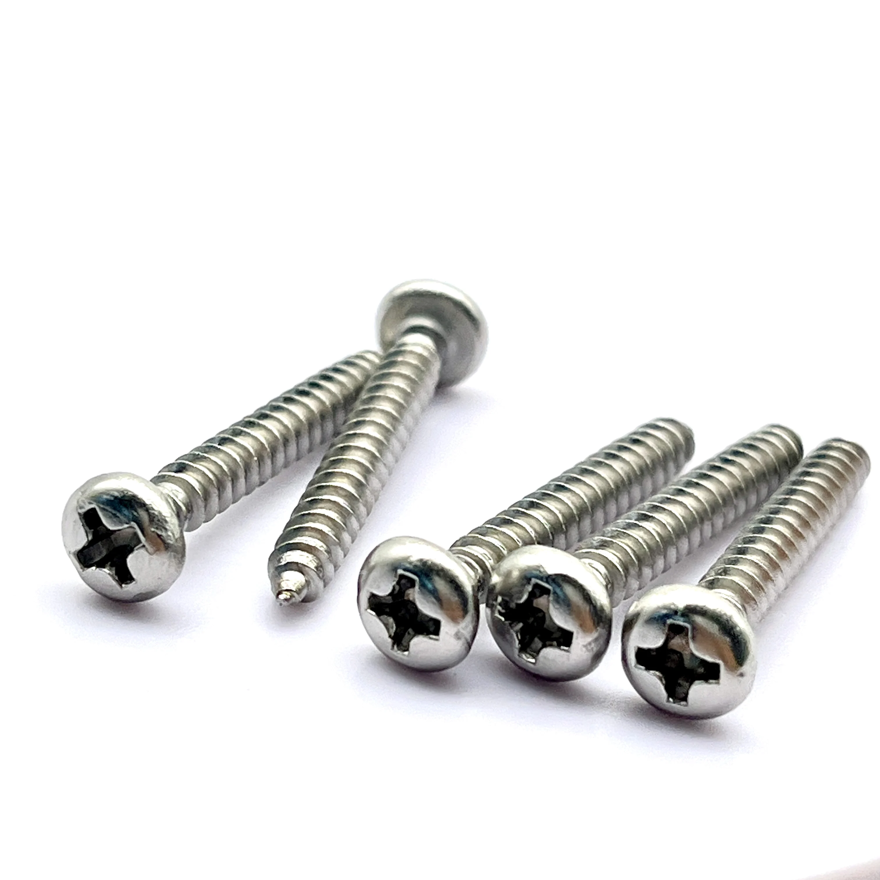 Self tapping screw 304 stainless steel cross groove pan head self tapping screw cross pan head carbon steel self tapping screw