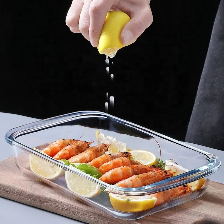 Factory Price Wholesale Custom Clear Baking Dishes & Pans