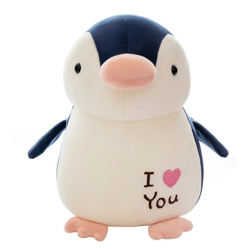 Wholesale Stuffed Cartoon Doll Soft Fat Toys Baby Little Penguin Plush Toy