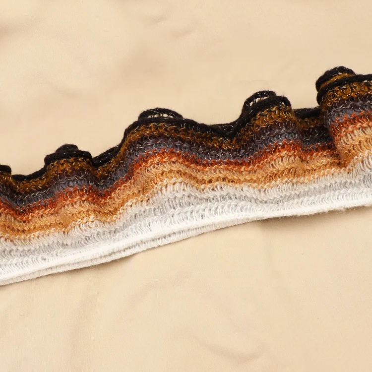 
Wholesale Big Size Soft Chiffon Georgette Voile Gradient Color Hijab Scarf 