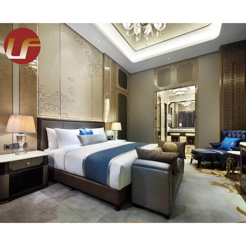 5 Star Hotel Hohhot Wanda Vista Bedroom Set Modern Double&Twin Room Hotel Room Customized Hotel Bedroom Furniture
