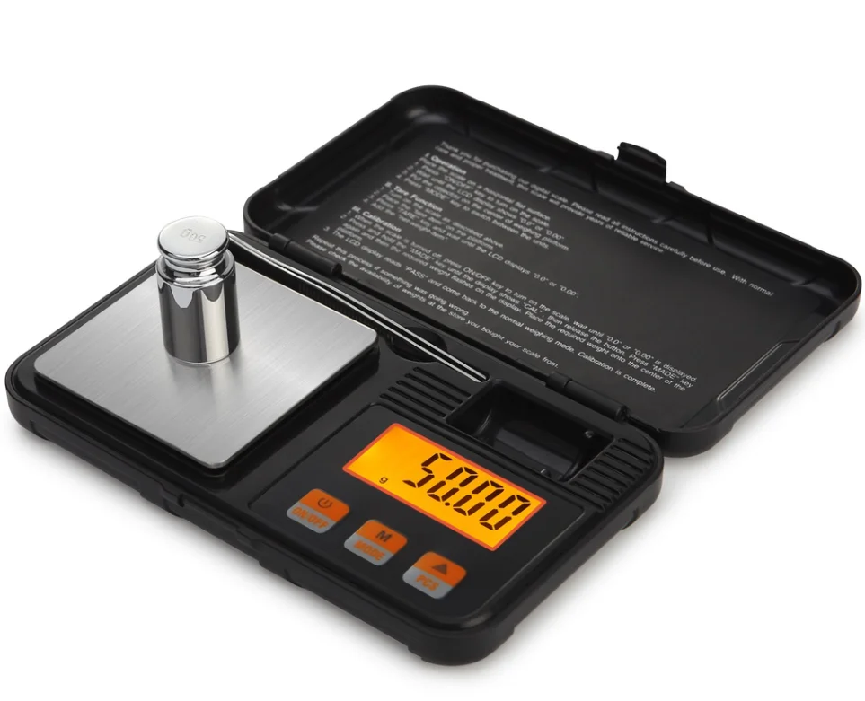 Hot Selling High Accuracy Pocket Scale Digital 50g/ 0.001g Weight Scales With Calibration Weights Tweezers