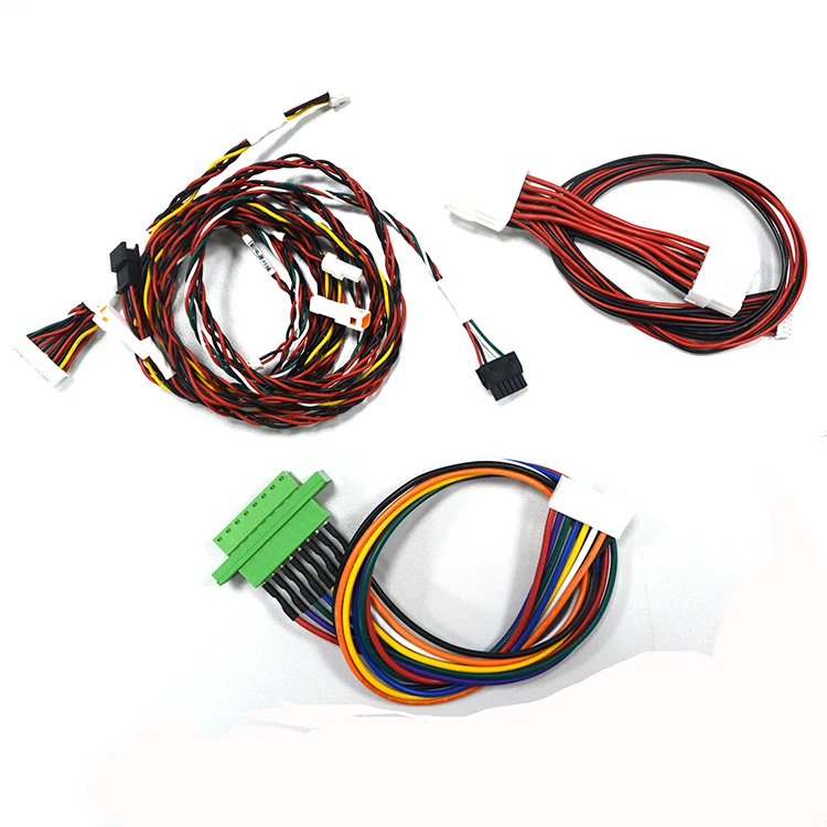 OEM factory all kinds of cable harness manufacturer with molex , jst , amp , te connector