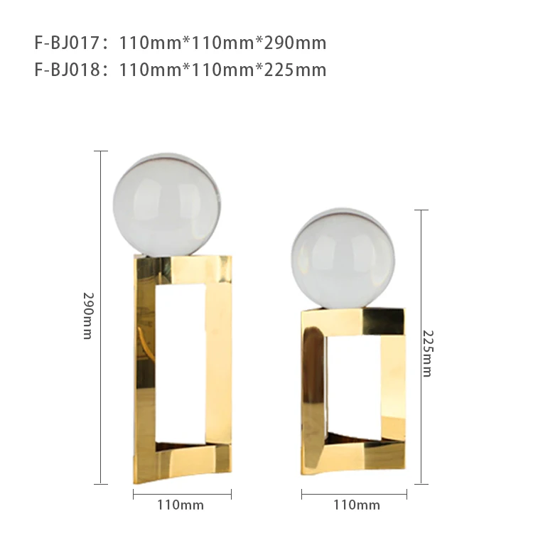 Desktop Home Decor Modern Luxury Design Bling shiny decorative crystal decor for crafts