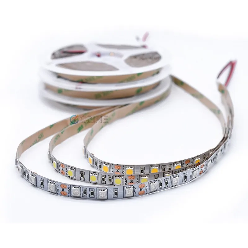 Flexible tape driver with strip light DC12V 5050 60leds/m bright flexible high tape led 5M LED Strip Light