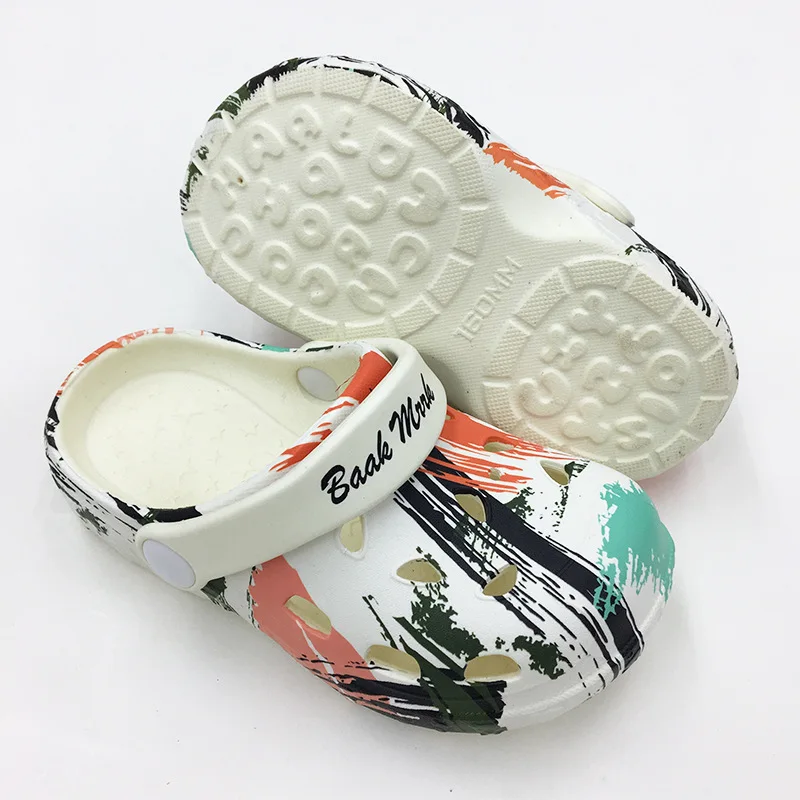 New camouflage baby slippers indoor house slippers for kids wholesale kids slippers