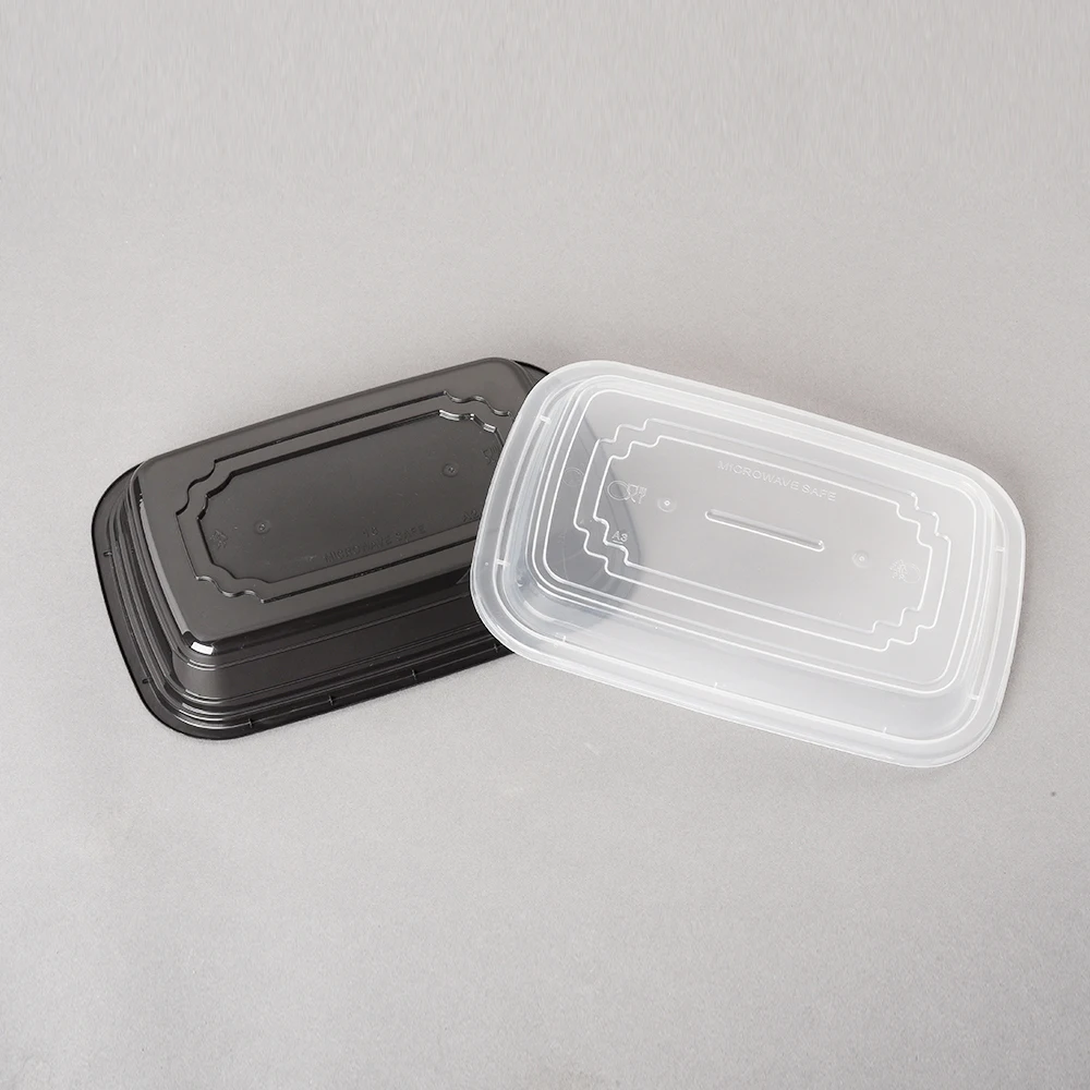 New Arrivals Food Grade Pp Rectangle Food Container Plastic Bento Reusable Lunch Box with lid