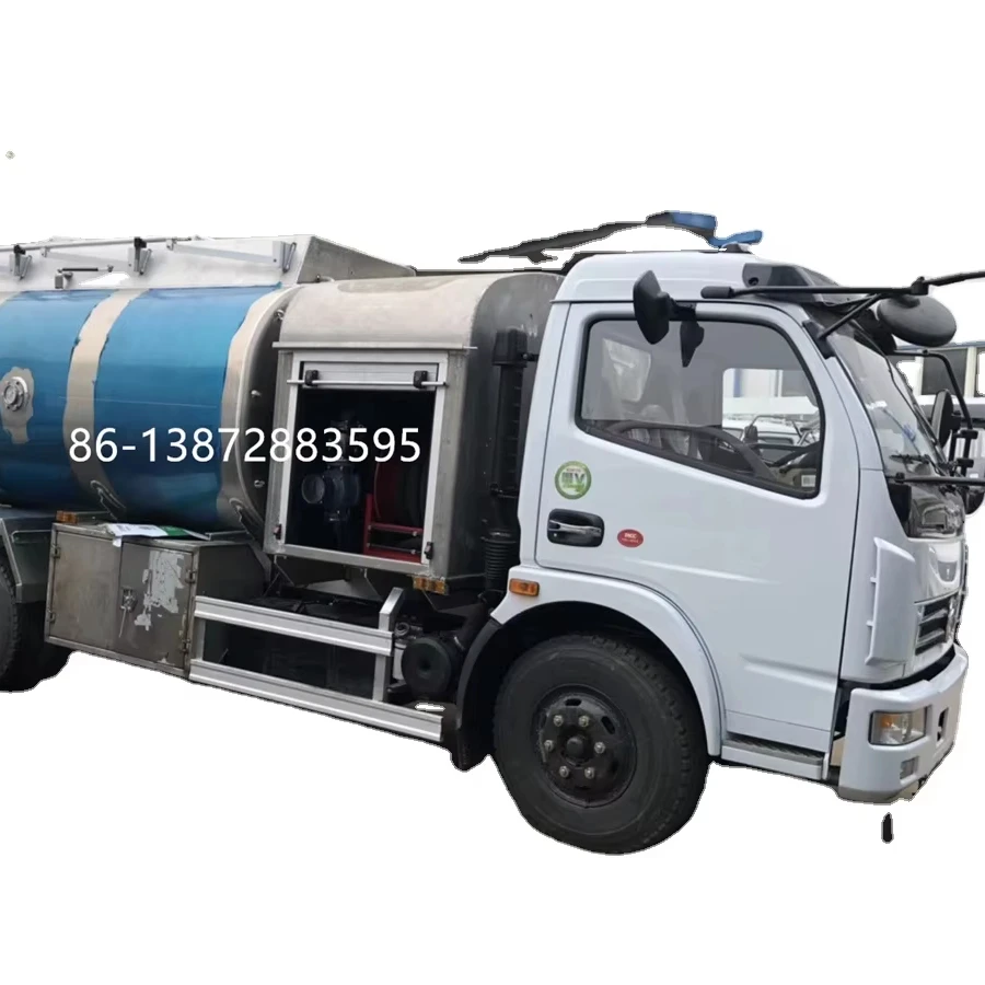 New 8-12CBM Manual 4x2 Aircraft Refueling Truck Diesel Mobile Fuel Dispenser for Aviation Helicopter Jet Oil Refueling Purpose