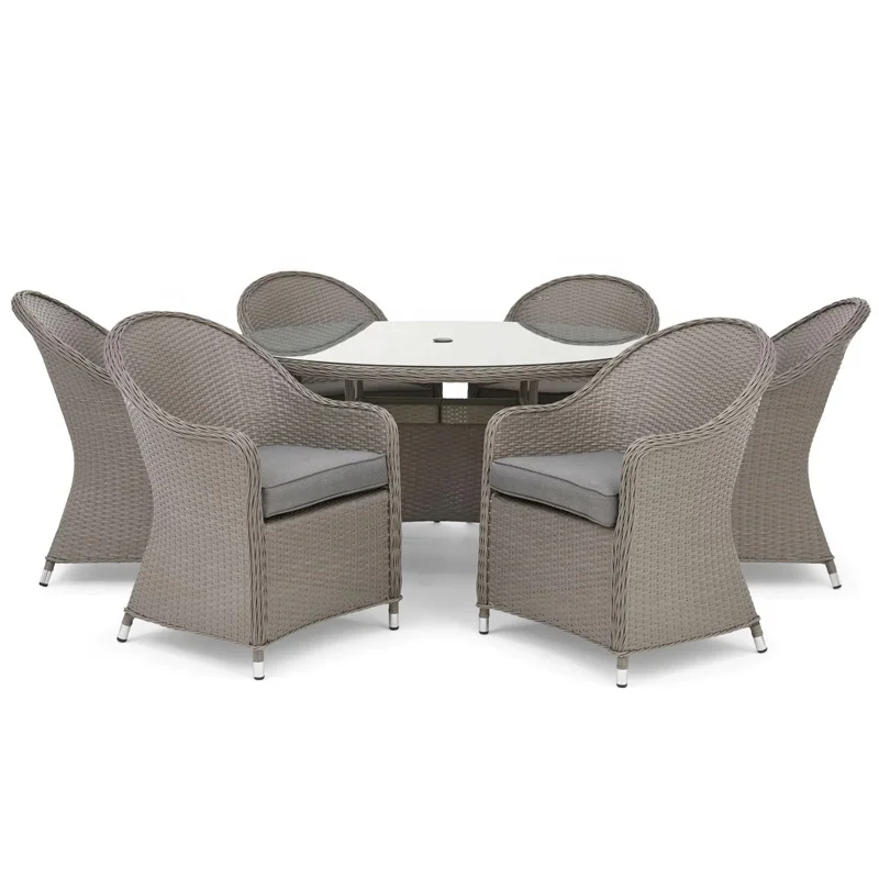 Садовая мебель из ротанга 6 стульев со столом садовый обеденный стол и стулья набор 4 больших садовых столов