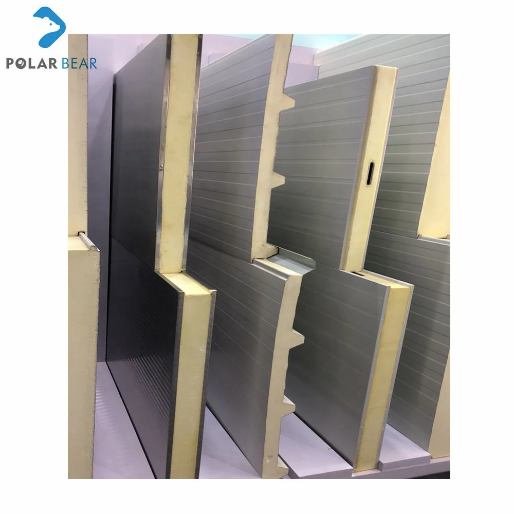 Vacuum Insulation Panel PU/PIR Polyerethane Polyiso Sandwich Panels for Cold Room