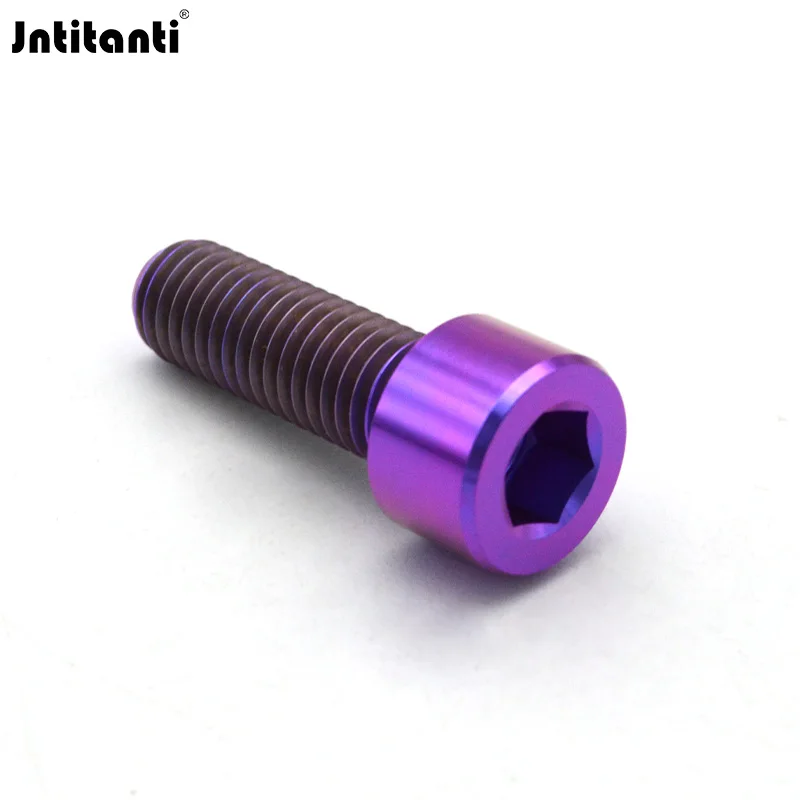 Jntitanti Automobile Vehicle Car Motorcycle Bike New Style M5 M6 M8 M10 M12 M14 Gr.5 Titanium Alloy Hex Socket Bolts Screw