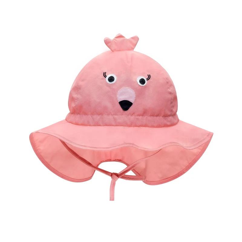 
Шляпка от солнца с розовым фламинго для девочек, детская Регулируемая шляпка, Детские аксессуары, шапки для маленьких мальчиков, Панама для малышей, Детская шляпка, garcon 
