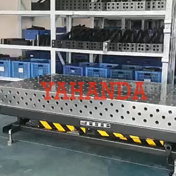 YAHANDA 3D Steel Welding Bench High Rigid for heavy welding structures China Best Factory Supplying D16/D22/D28 & customization