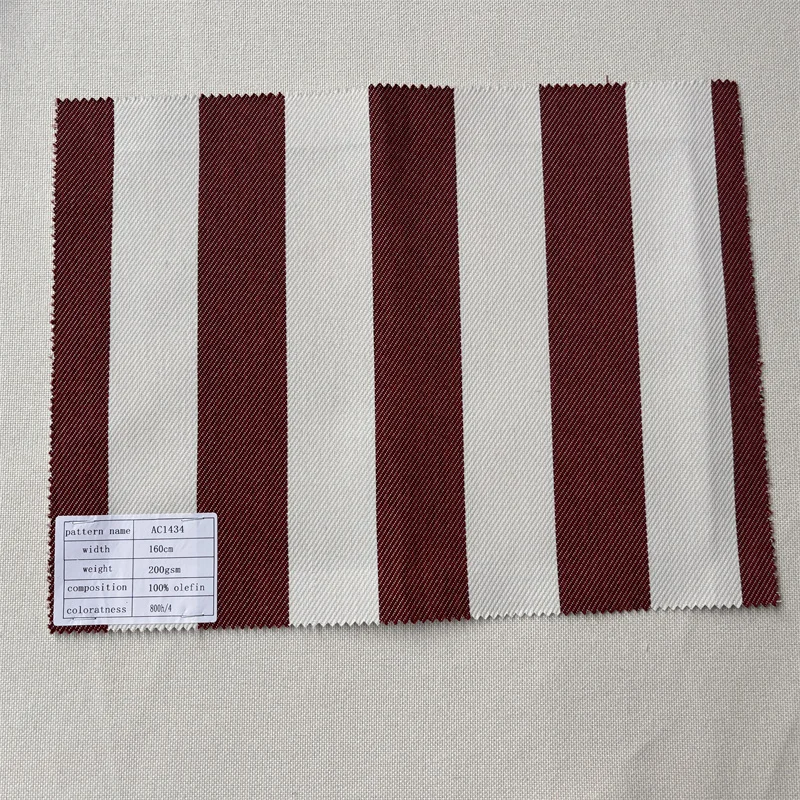 Fashionable waterproof 100% olefin polypropylene fabric is used for outdoor sofa furniture