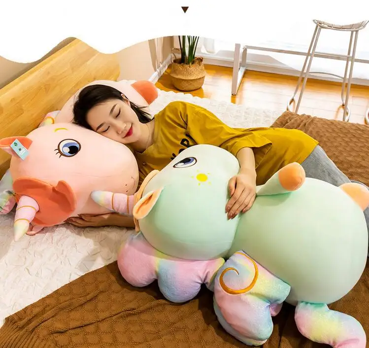 factory direct Unicorn Gifts for Girls Rainbow Stuffed Plush Toys Plushie Pillow Doll Soft Fluffy Rainbow Unicorn Plush Toys
