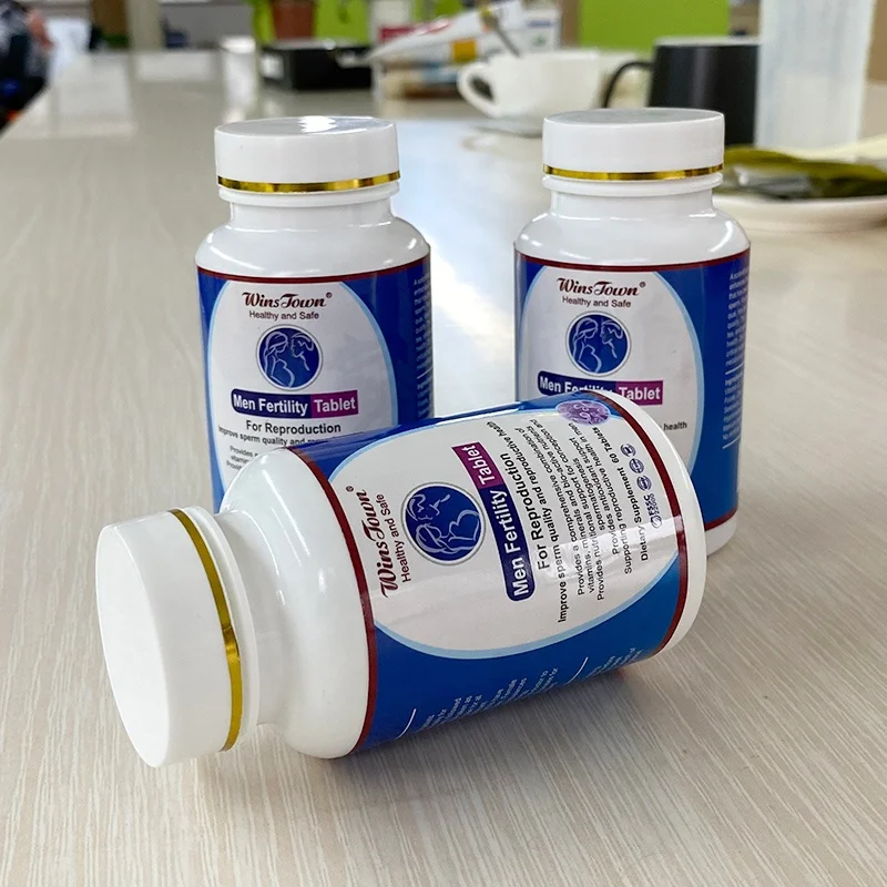 Winstown Men Fertility Tablet male Maca sperm increase fertility capsule for having baby Natural organic herbs pills