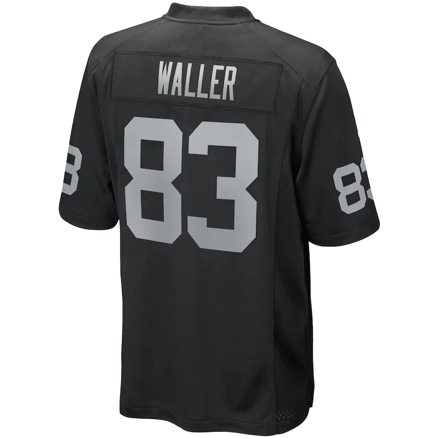 Лучшее качество #98 Crossby #83 Waller #4 Carr #17 Aoams Американская Футбольная майка