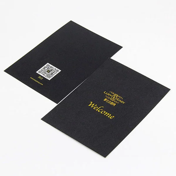 
Wholesale bulk gold foil stamping business card paper 