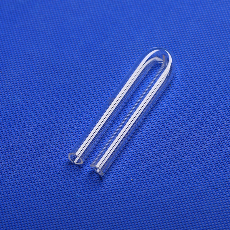 high temperature hot transparent one end closed quartz tube semiconductor fused quartz glass tube