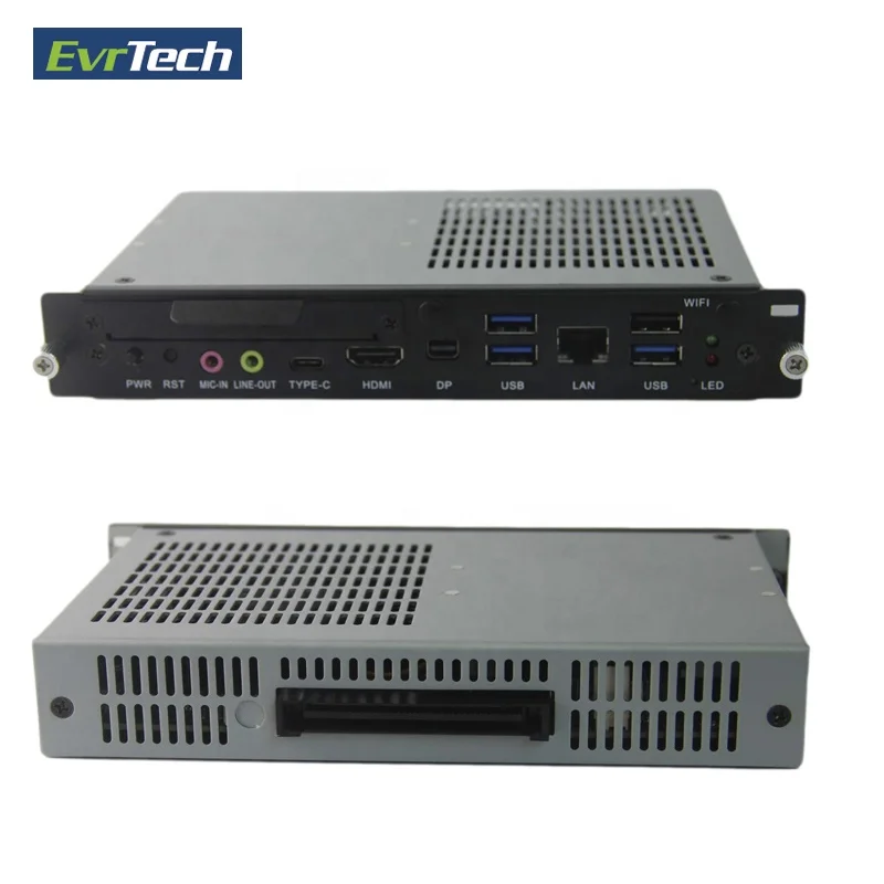 
180*120*30 mm with TYPE C support 4k display for school whiteboard computer max support 32G RAM I5-8265U OPS Mini PC 