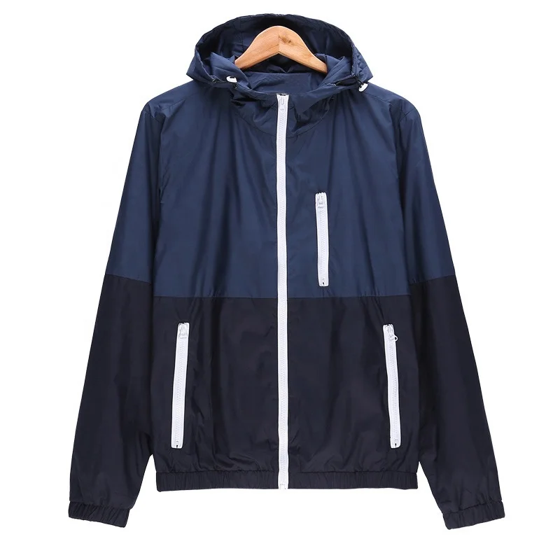 2024 Casual Fashion Zip Up Hooded Jackets Slim Fit Sports Jacket Outdoors Unisex Windbreaker