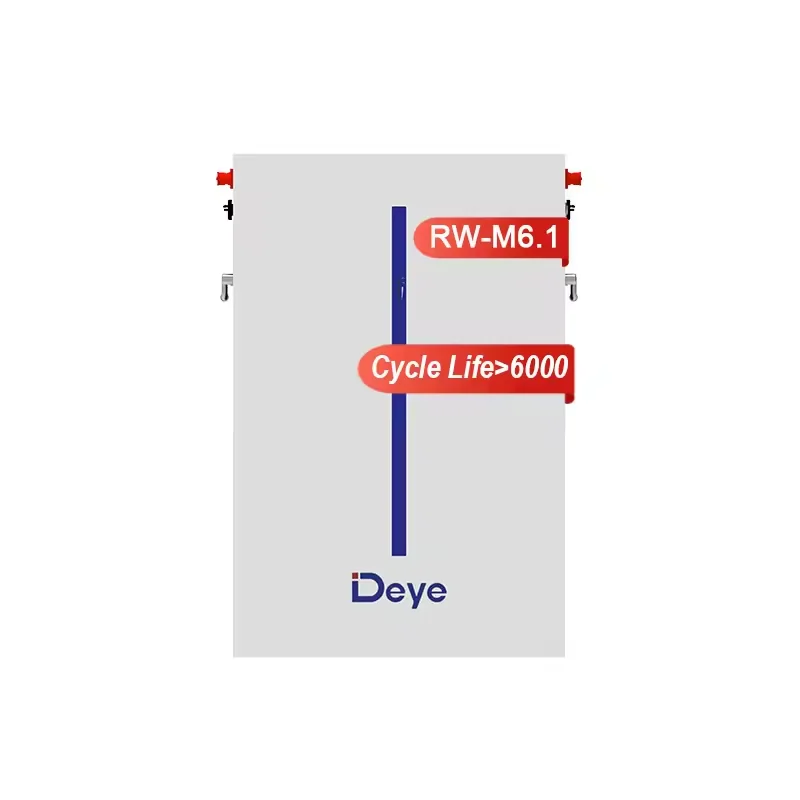 LiFePO4 Deye Rw M6.1 настенный Аккумулятор Lifepo4 51 2 В 120ah 6 1 кВтч литиевая батарея для гибридной автономной системы