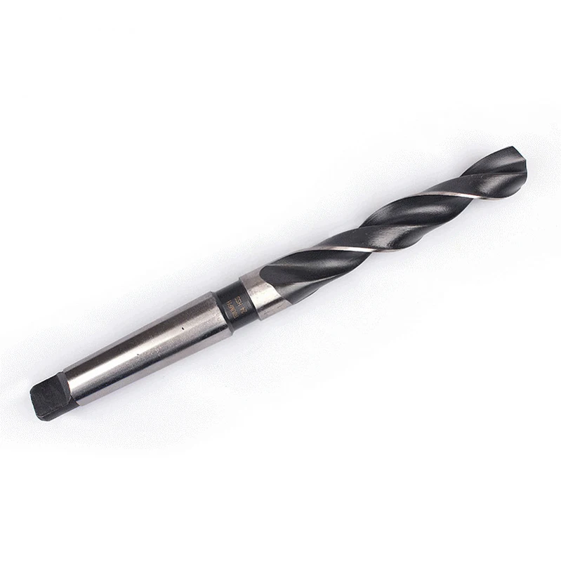 Milled Flute Black&Bright Finished DIN345 Metal Drilling HSS Morse Taper Shank Drills