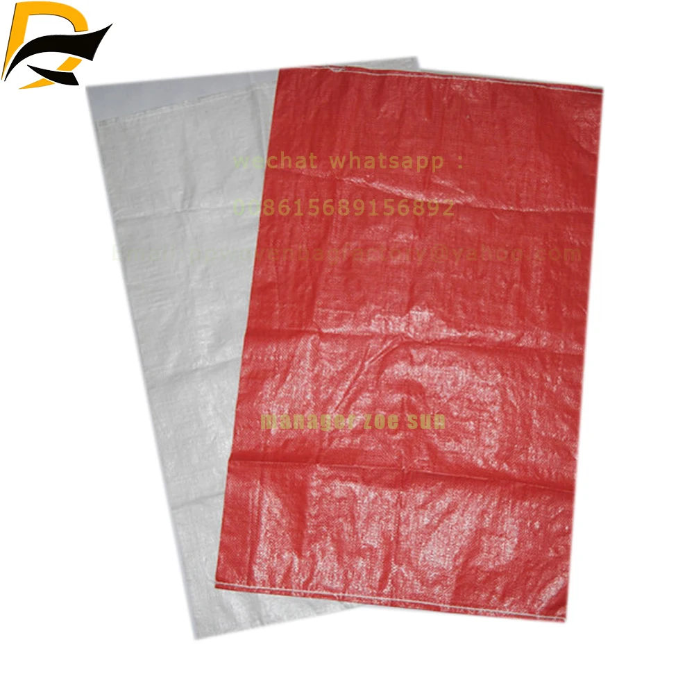 China Manufacturer Plastic Bopp Laminated 25KG 50KG 100KG Sack Polypropylene Woven Packing Bag