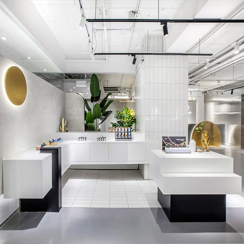 
Роскошный дизайн, магазин косметики, витрина для косметики, настенная витрина для ухода за кожей, витрины 