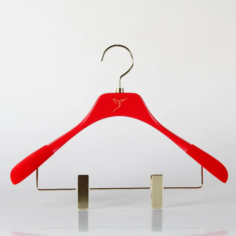 High Quality Beautiful Customized Wedding Wooden Hangers for Dress