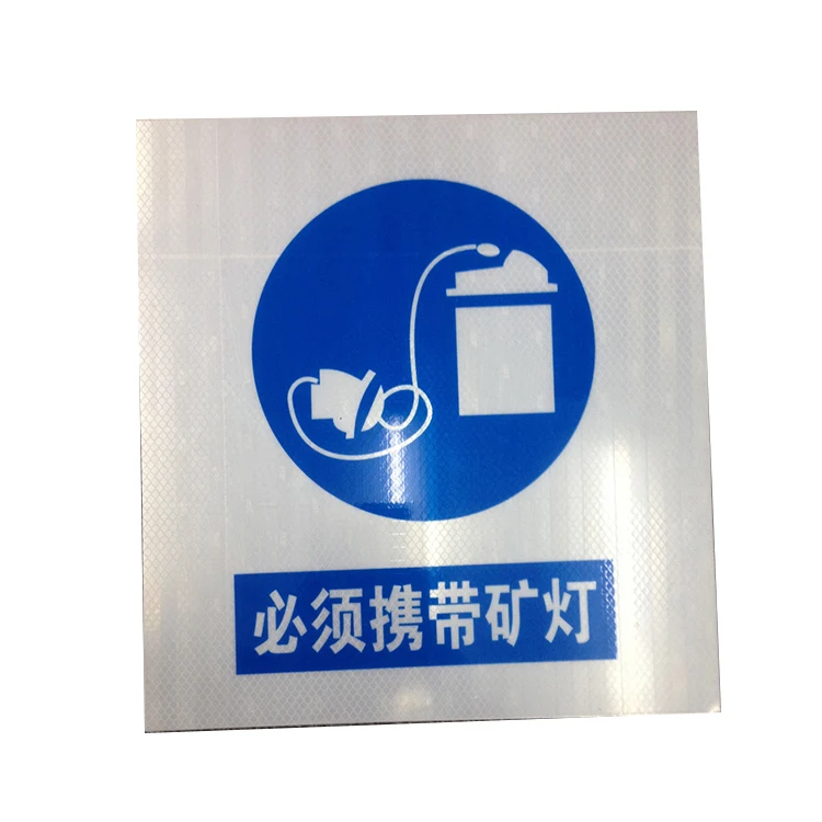 High Intensity Prismatic Reflective Caution Sign for Hazard Warning