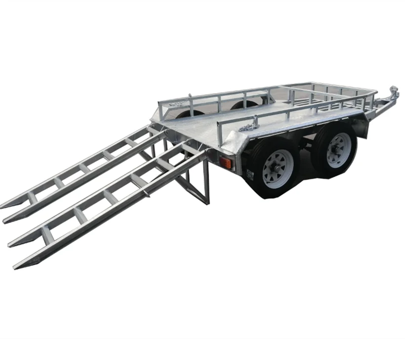 
High quality small mini excavator full steel trailer truck trailer vehicle for truck 
