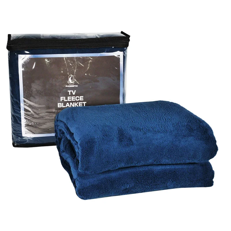 2016 Quality customized double TV blanket