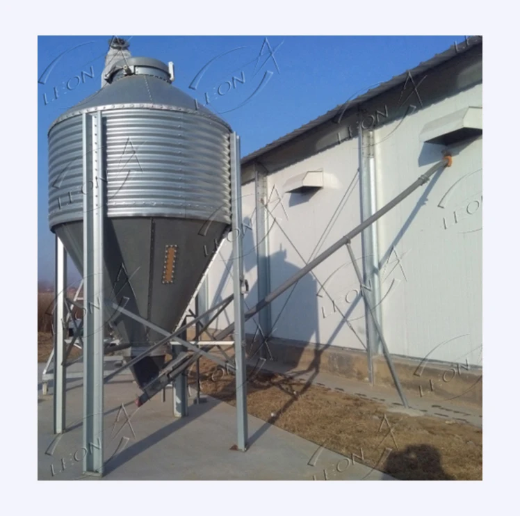 New Condition Steel Feed Silo for Poultry Livestock Farm Grain Storage Silos with Core Motor Component for Piglet