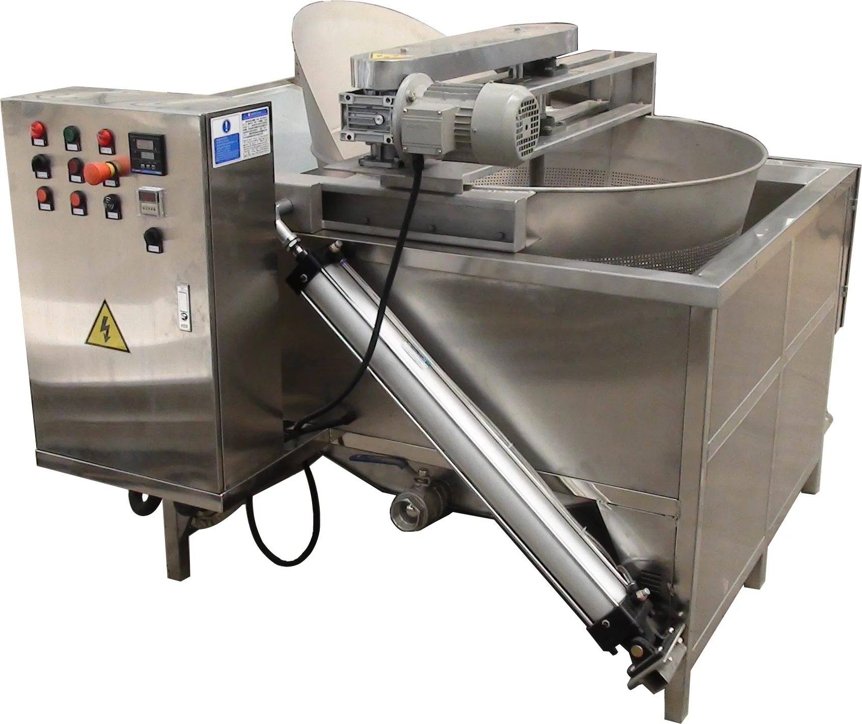 french commercial automatic industrial cassava garri gyoza gas snack chicken food frying making machine for small business