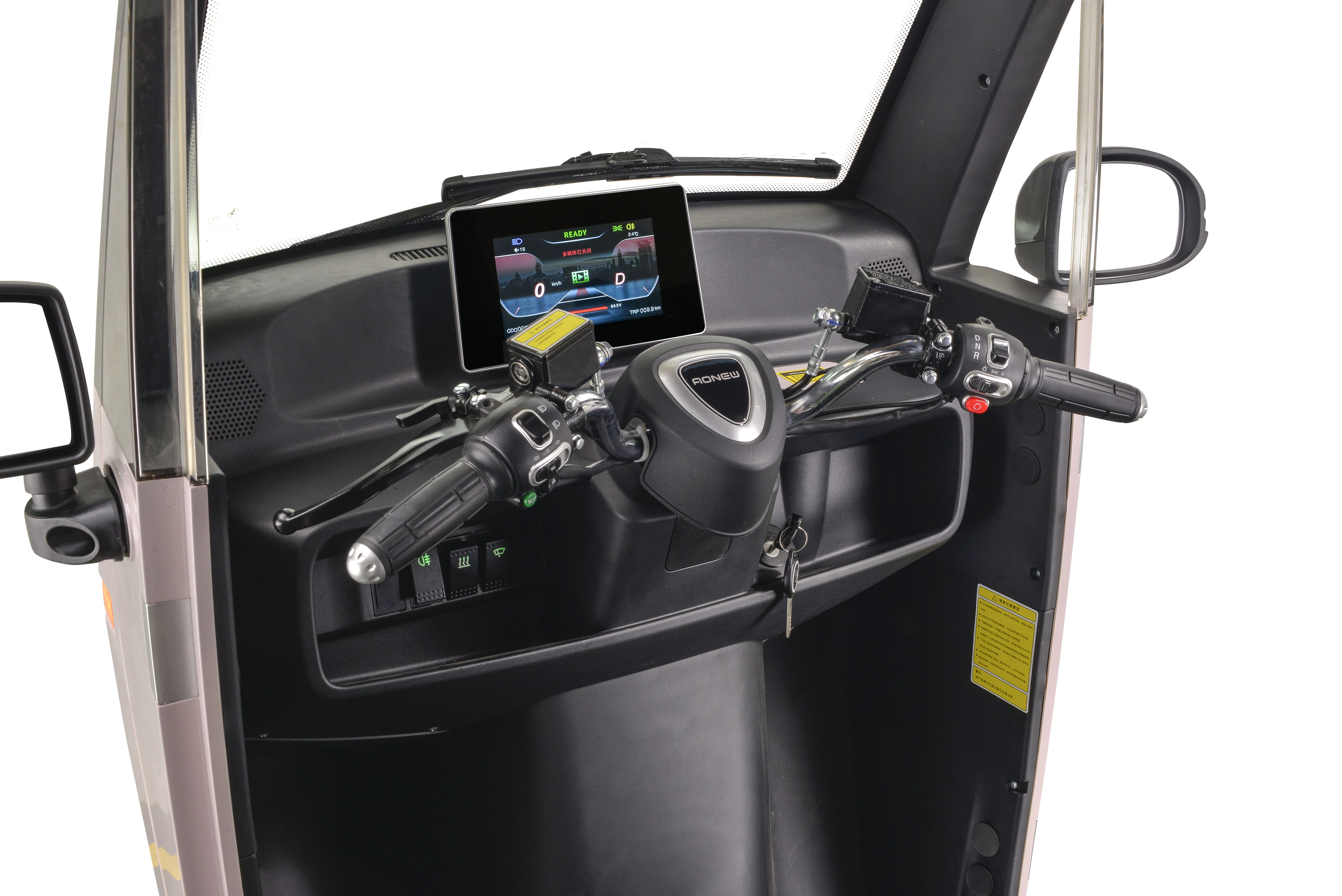 Chinese Manufacturer Fully Enclosed Strong Power 3 Wheel  Fully Enclosed Electric Tricycle For Delivery scooter