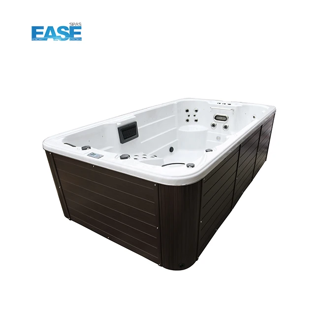 Hot Sale Outdoor Freestanding Spa Hot Tub Whirlpool Massage Swim Spa Pool With Cover