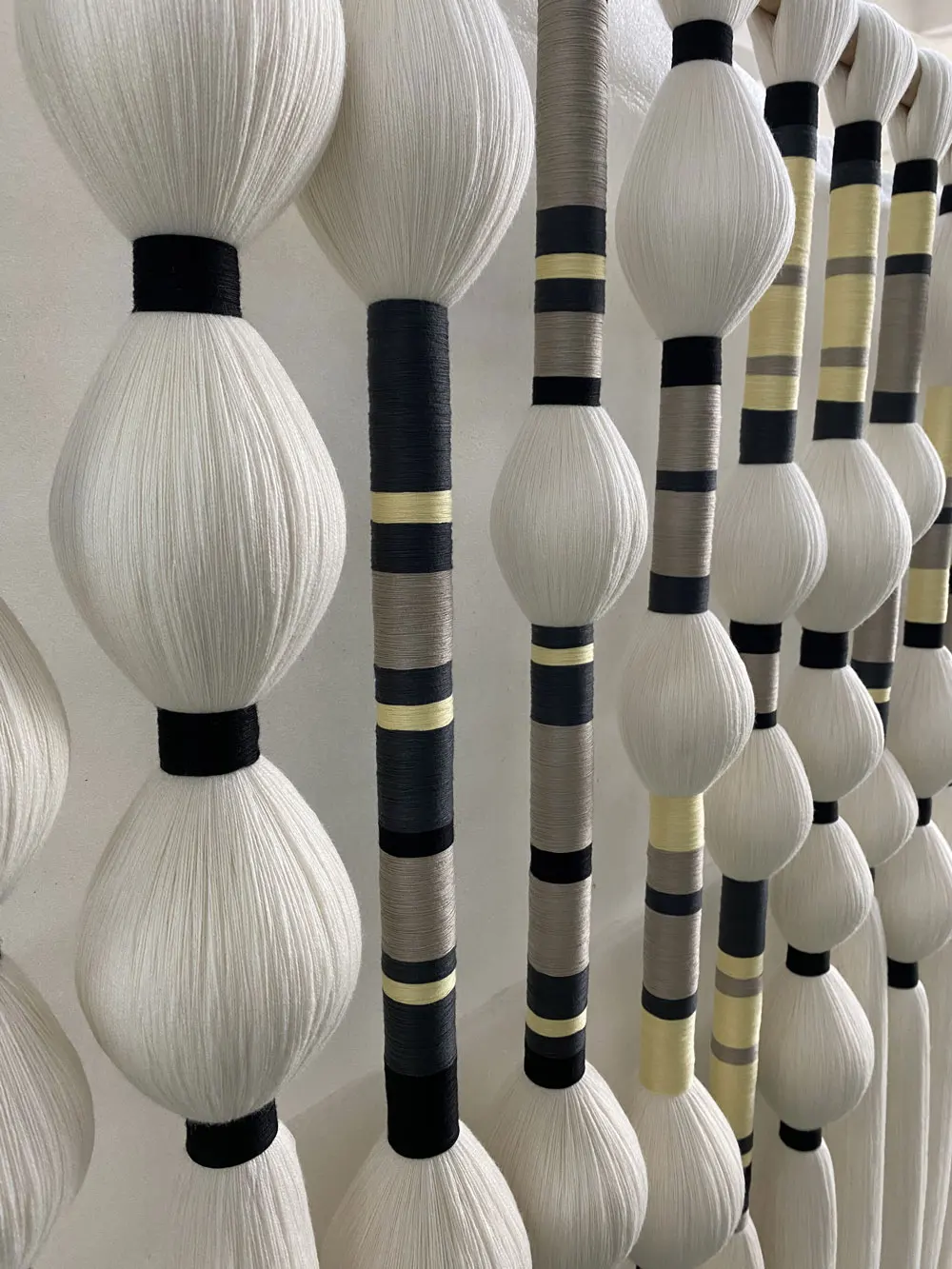 Home Decor Luxury 3D Fabric Painting Handmade Weaving Wall Hanging Yarn Crochet Art Cotton Fiber Wall Art