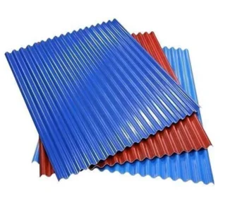 Hot Dipped Prepainted Metal Roofing Color Coated Corrugated Steel PPGI Roofing Sheet